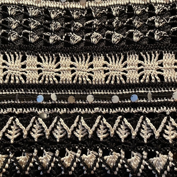 Oscar de le Renta black/white cardigan in Small/EUC - Picture 8 of 13